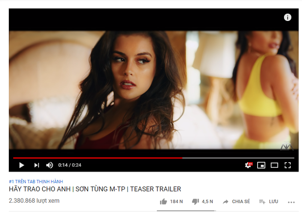 Son Tung flop already?  The new MV trailer has not yet reached 1 million views after 24 hours, fans sigh sadly: How many more comebacks will there be... - Photo 4.