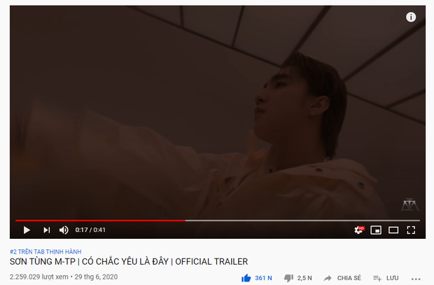 Son Tung flop already?  The new MV trailer has not yet reached 1 million views after 24 hours, fans sigh sadly: How many more comebacks will there be... - Photo 5.