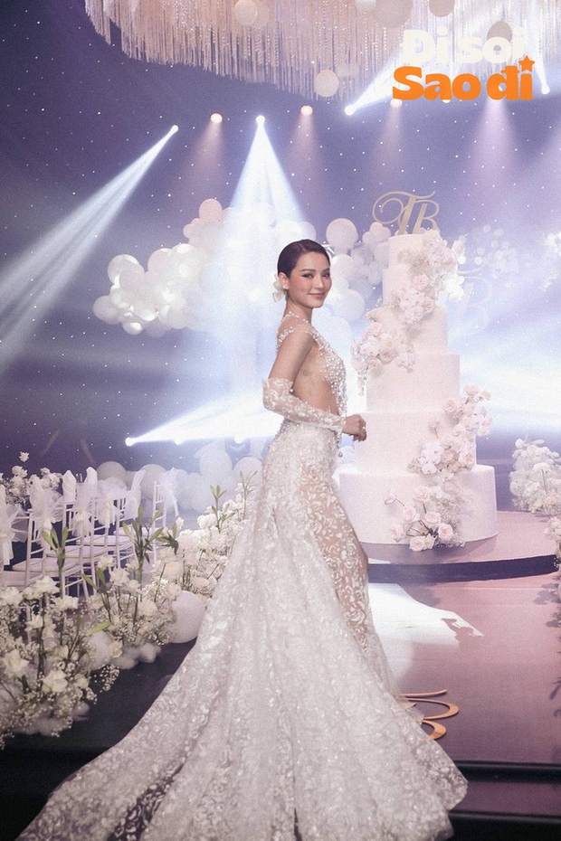Netizen nổ ra tranh cãi trái chiều bộ váy cưới của Phương Trinh Jolie, nguyên do vì điều này? - Ảnh 2.