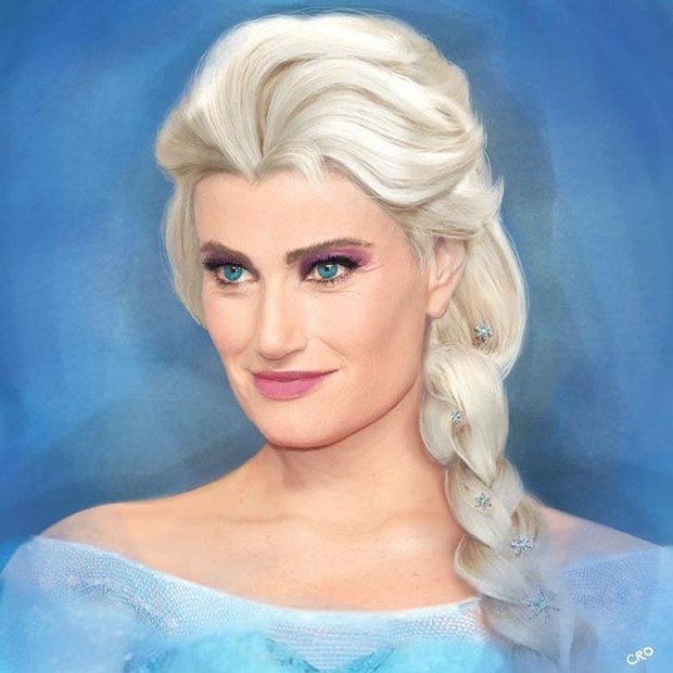 Mê xỉu phiên bản gấp đôi visual của diễn viên lồng tiếng và nhân vật Disney: Elsa bị em gái át vía, trùm cuối chặt đẹp mọi bản gốc - Ảnh 2.