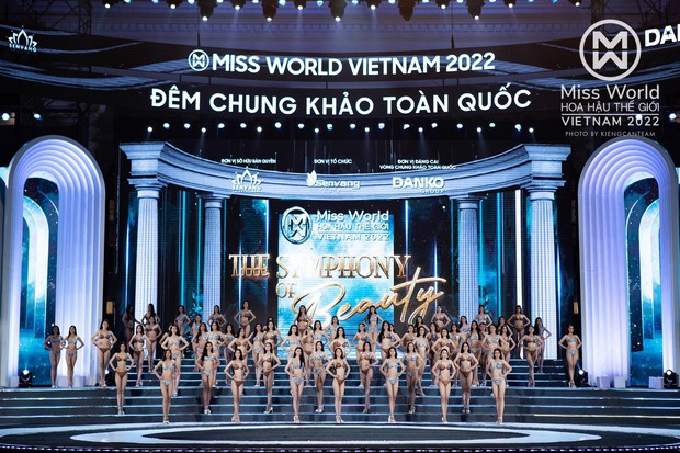 Nhìn lại màn đồng diễn bikini nóng bỏng đẹp mắt của top 45 Miss World Việt Nam 2022 - Ảnh 7.
