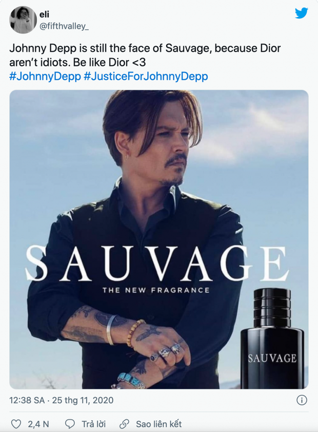 Protecting Johnny Depp from Amber Heard, the Dior brand is rewarded by netizens in a special way - Photo 5.