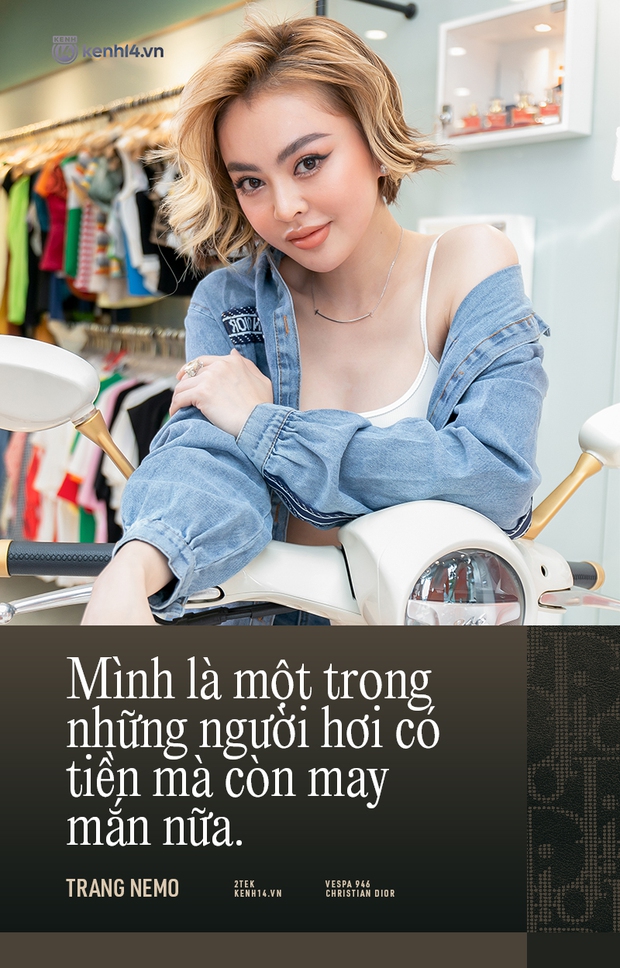 Trang Nemo nói gì sau khi nướng tiền tậu xe Vespa 946 Christian Dior: Ai mua lại 1 tỷ hay 5 tỷ đều không bán nhưng 10 tỷ thì sẽ suy nghĩ - Ảnh 5. Trang Nemo nói gì sau khi nướng tiền tậu xe Vespa 946 Christian Dior: Ai mua lại 1 tỷ hay 5 tỷ đều không bán nhưng 10 tỷ thì sẽ suy nghĩ - Ảnh 5.