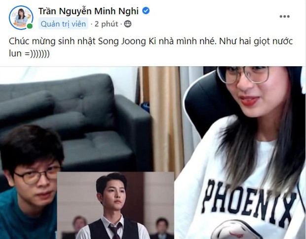 Minh Nghi gọi Bomman là Song Joong Ki trong ngày sinh nhật, nhưng ấn tượng nhất chính là món quà sinh nhật khiến fan khóc thét! - Ảnh 2.