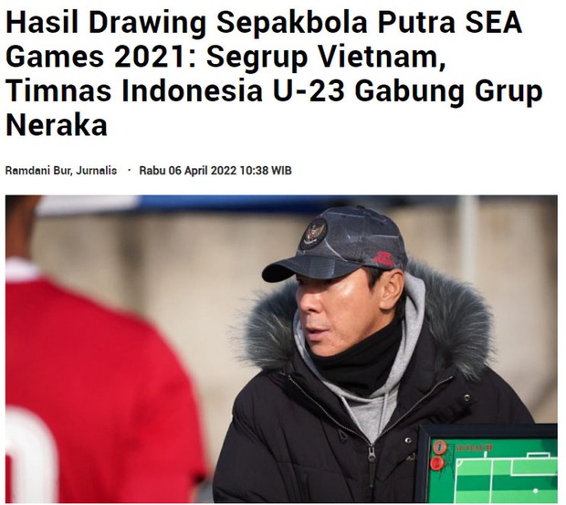 Báo Indonesia lo lắng, gọi bảng đấu với U23 Việt Nam là “bảng tử thần” - Ảnh 1.
