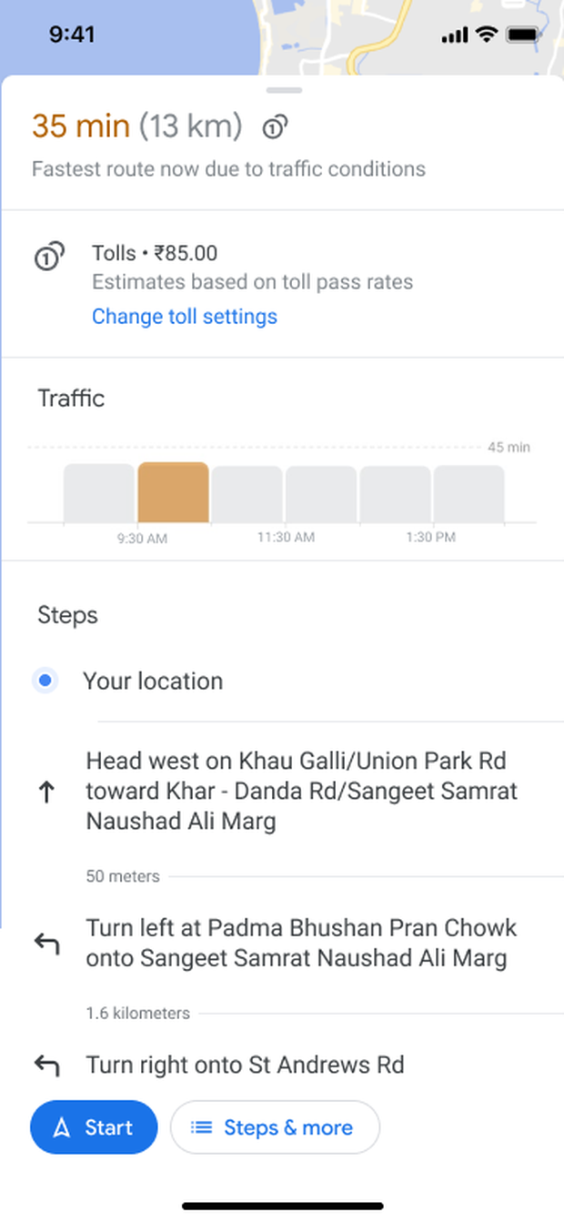 Google Maps mở tính năng mới cho phép tìm đường tránh trạm thu phí - Ảnh 1.