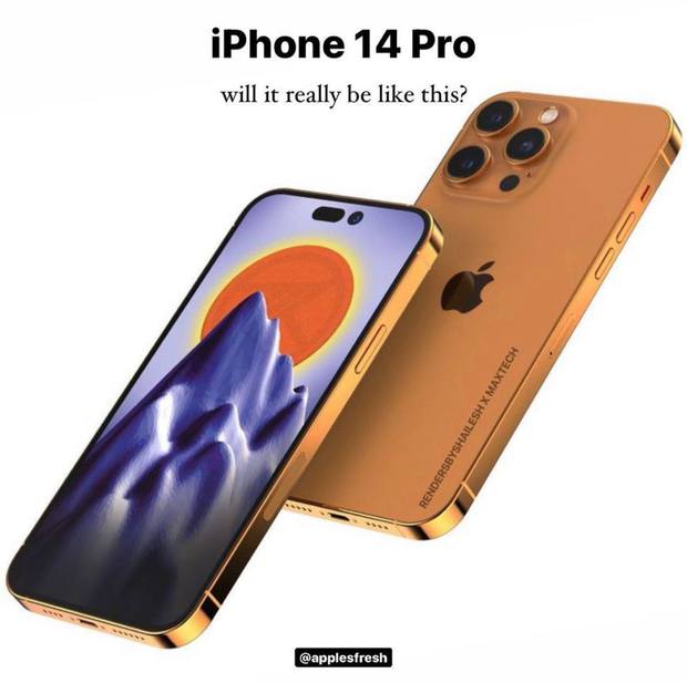 iPhone 14 Pro tiếp tục hé lộ màu mới, màu vàng cam chắc chắn sẽ khiến iFan xốn xang - Ảnh 2.