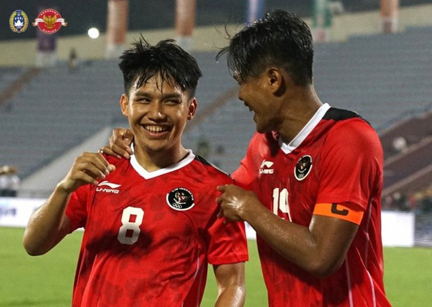 Đánh bại đối thủ yếu nhất bảng, U23 Indonesia phả hơi nóng lên Việt Nam - Ảnh 1. Đánh bại đối thủ yếu nhất bảng, U23 Indonesia phả hơi nóng lên Việt Nam - Ảnh 1.