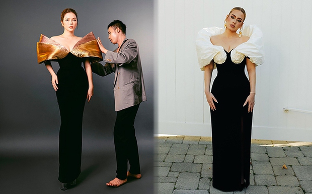 Lý Nhã Kỳ, Tường San mặc dị bản đầm trứ danh của Adele - Ảnh 4. Lý Nhã Kỳ, Tường San mặc dị bản đầm trứ danh của Adele - Ảnh 4.