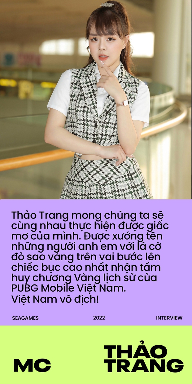 Phỏng vấn bóng hồng MC Thảo Trang: Với các tuyển thủ PUBG Mobile Việt Nam, ai mình cũng yêu quý cả! - Ảnh 4.