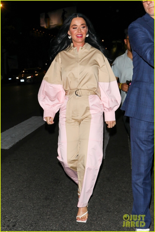 Mother of one Katy Perry radiantly goes to dinner with friends - Photo 1.