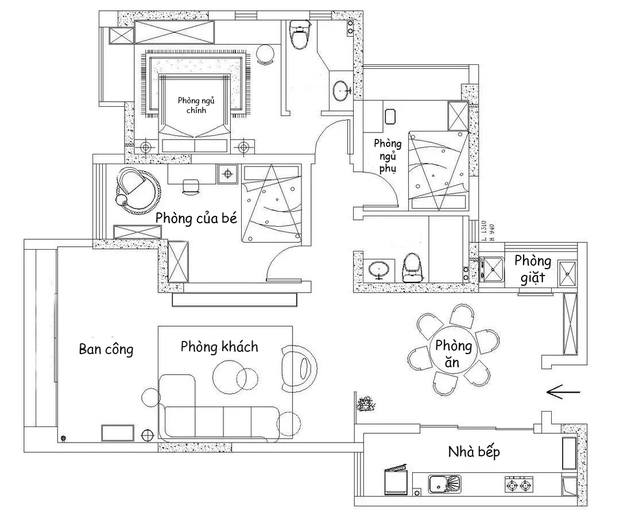 Căn hộ 120m2 ấm cúng, hiện đại với phong cách Bắc Âu khiến ai nấy đều khen ngợi - Ảnh 1.