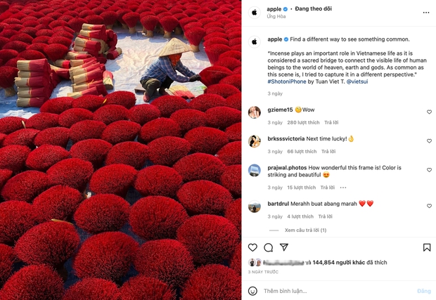 Instagram Apple bất ngờ đăng tải hình ảnh một địa điểm nổi tiếng tại Việt Nam, đẹp đến ngỡ ngàng - Ảnh 2.