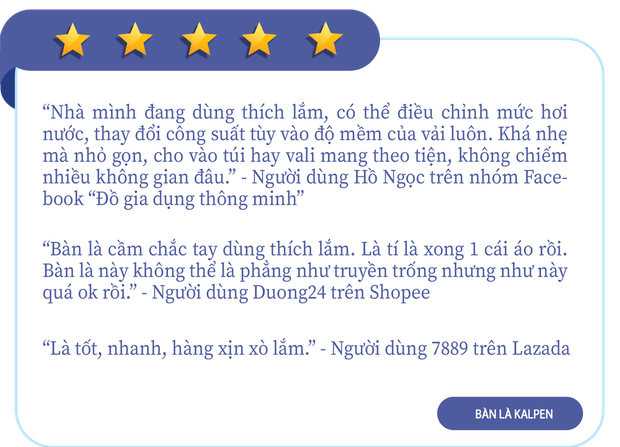 Người dùng review bàn là hơi nước cầm tay: Hàng Việt giá cao có đánh bật đối thủ ngoại? - Ảnh 2.