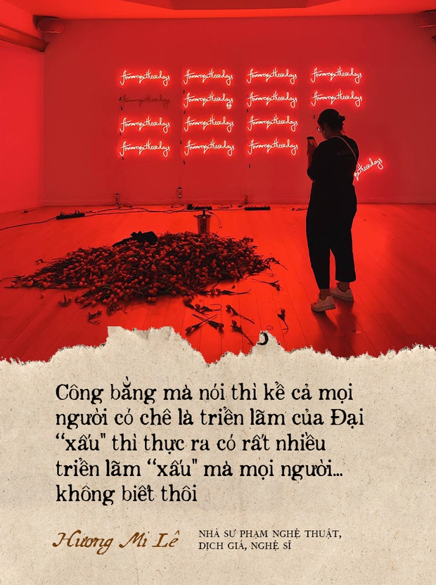 Người trong ngành nói về triển lãm của Quang Đại: Không thấy được gì khác ngoài sự cẩu thả! - Ảnh 5.