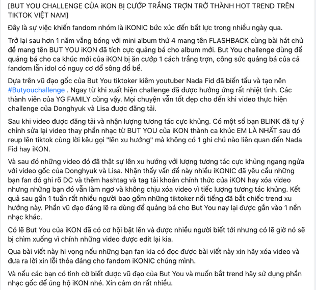 Fan iKON tố fan BLACKPINK cướp trắng trợn 1 trào lưu thịnh hành trên TikTok Việt Nam? - Ảnh 6.