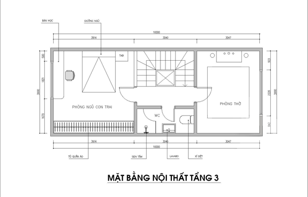 Ngôi nhà ống 3 tầng được kiến trúc sư tư vấn với chi phí 117 triệu đồng - Ảnh 3.