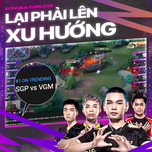 Playoffs đã On top Trending YouTube, liệu Chung kết ĐTDV Mùa Xuân 2022 sẽ phá kỷ lục người xem? - Ảnh 2.