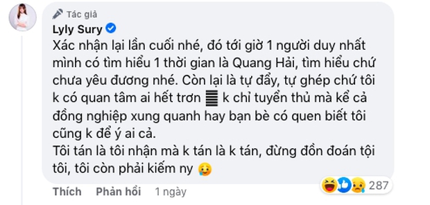 Bị gắn mác trap girl, Lyly Sury lên tiếng khẳng định chỉ tìm hiểu một tuyển thủ hot, còn lại chỉ là lời đồn? - Ảnh 3.