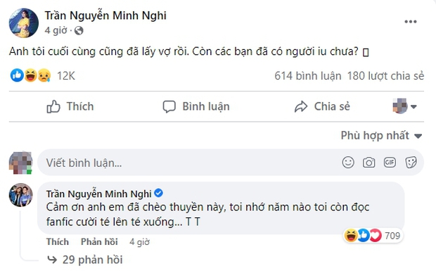 Kết hôn với Bomman, Minh Nghi cảm ơn fan đã “đẩy thuyền” nhưng vẫn làm game thủ chạnh lòng vì điều này! - Ảnh 2.