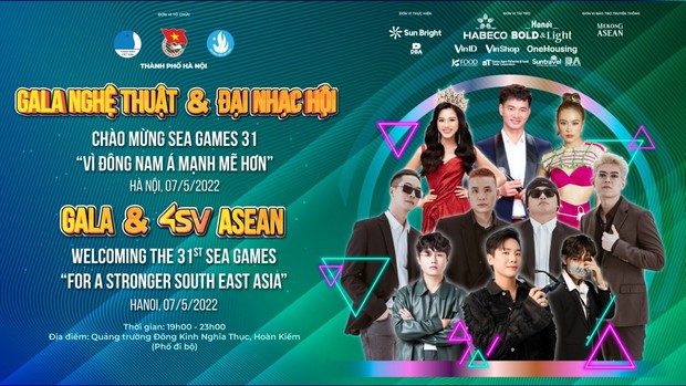 Tưng bừng ngày hội Festival Thanh niên Đông Nam Á chào đón SEA Games 31, “cháy” nhất là đêm gala quy tụ loạt ca sĩ đình đám và đại nhạc hội sinh viên hoành tráng - Ảnh 1.