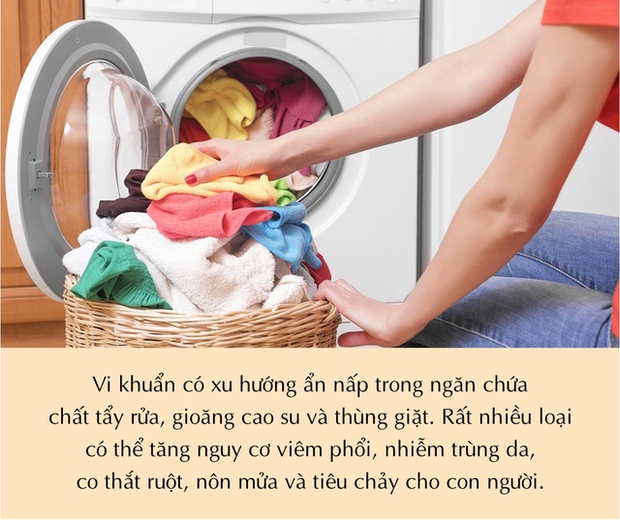 Sử dụng máy giặt hơn nửa năm, vi khuẩn vượt ngưỡng 80% đầy nguy hại: Ghi nhớ 2 cách vệ sinh sạch sẽ  - Ảnh 1.