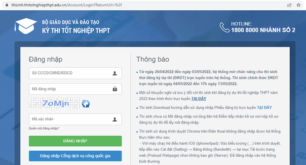 Đăng ký dự thi tốt nghiệp THPT trực tuyến cần lưu ý gì? - Ảnh 1. Đăng ký dự thi tốt nghiệp THPT trực tuyến cần lưu ý gì? - Ảnh 1.