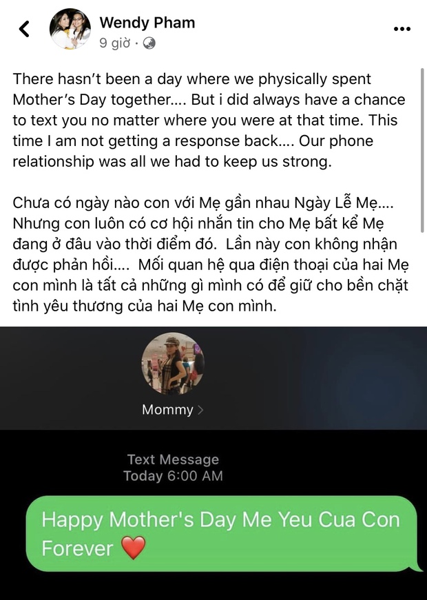 Nghẹn ngào tin nhắn con gái ca sĩ Phi Nhung gửi cho người mẹ đã khuất, lần này có 1 sự thay đổi gây xót xa - Ảnh 2.