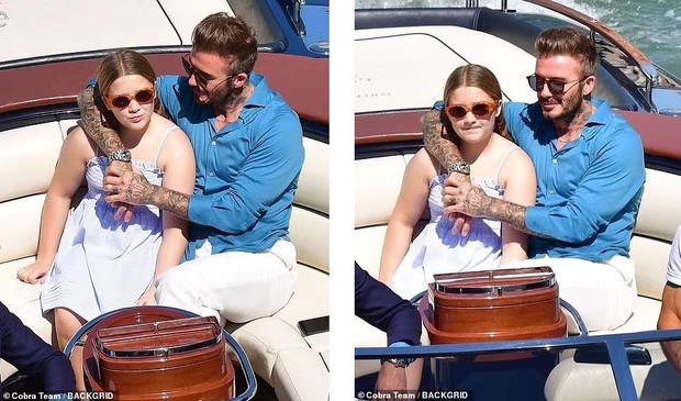 Dẫn Harper Seven đi chơi thuyền, David Beckham cho thấy là ông bố cuồng con gái - Ảnh 14.
