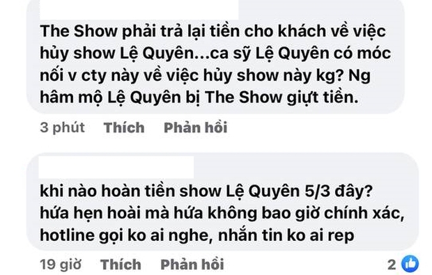 The Show Việt Nam bị quản lý Phương Mỹ Chi tố quỵt tiền cát-xê, khán giả bức xúc không được hoàn tiền vé và còn lơ cả lương ekip? - Ảnh 5. The Show Việt Nam bị quản lý Phương Mỹ Chi tố quỵt tiền cát-xê, khán giả bức xúc không được hoàn tiền vé và còn lơ cả lương ekip? - Ảnh 5.
