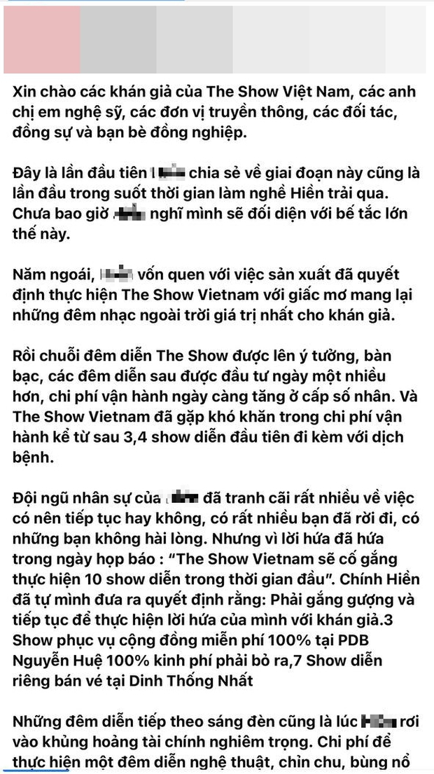The Show Việt Nam bị quản lý Phương Mỹ Chi tố quỵt tiền cát-xê, khán giả bức xúc không được hoàn tiền vé và còn lơ cả lương ekip? - Ảnh 6. The Show Việt Nam bị quản lý Phương Mỹ Chi tố quỵt tiền cát-xê, khán giả bức xúc không được hoàn tiền vé và còn lơ cả lương ekip? - Ảnh 6.