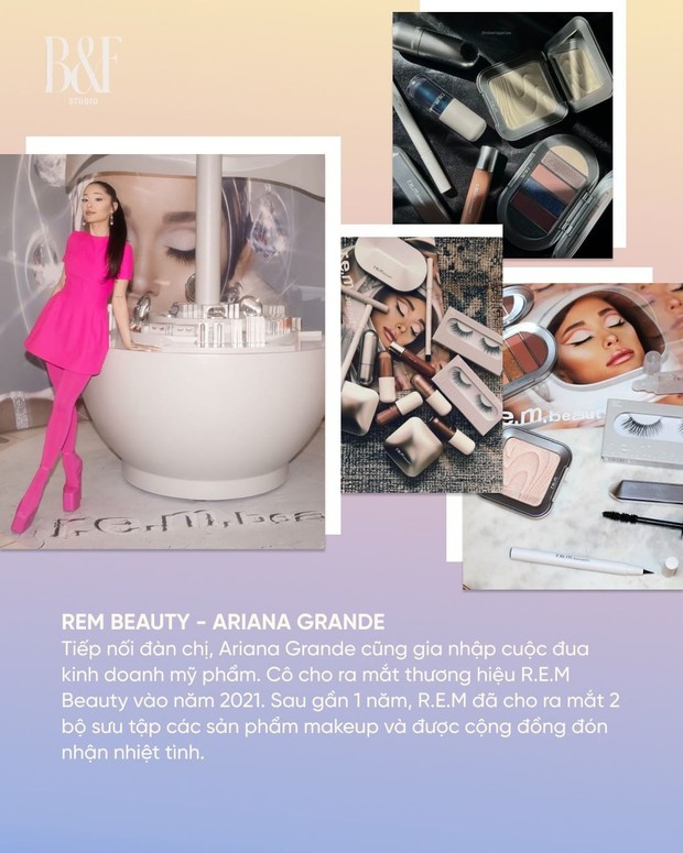 Sao Âu Mỹ chuyển nghề bán mỹ phẩm: Kylie Jenner kinh doanh khôn khéo, Selena Gomez triết lý sâu xa, 2 cái tên mới Hailey Bieber và Ariana Grande có gì hay ho? - Ảnh 8. Sao Âu Mỹ chuyển nghề bán mỹ phẩm: Kylie Jenner kinh doanh khôn khéo, Selena Gomez triết lý sâu xa, 2 cái tên mới Hailey Bieber và Ariana Grande có gì hay ho? - Ảnh 8.
