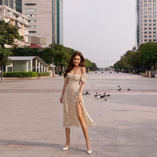 Học lỏm tủ đồ của Tân Hoa hậu Hoàn vũ Việt Nam 2022: toàn váy áo điệu đà, diện lên siêu sang chảnh - Ảnh 5.