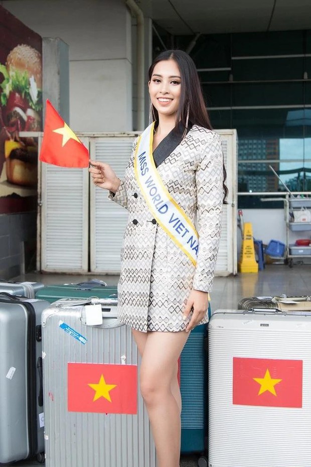 Gu thời trang ra sân bay đi thi quốc tế của dàn hậu: Đỗ Thị Hà yêu kiều, Đỗ Mỹ Linh cực giản dị - Ảnh 14.
