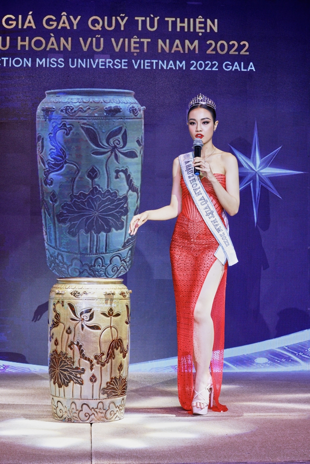 Top 3 Hoa hậu Hoàn vũ Việt Nam đấu giá từ thiện, quyên góp được hơn 2 tỷ đồng - Ảnh 3.
