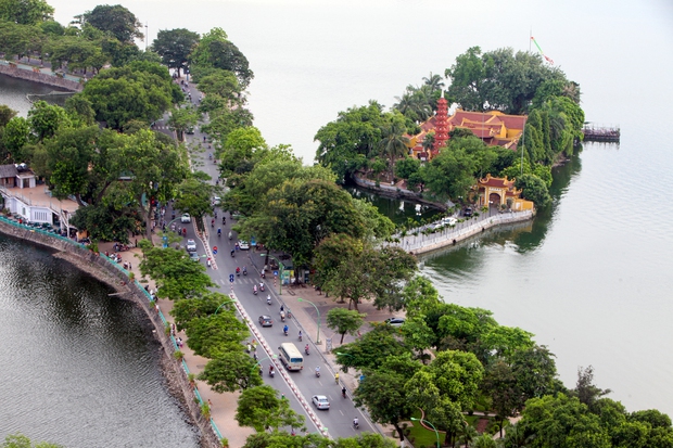 Những đảo đặc biệt ở Hà Nội: Nơi có tháp biểu tượng, nơi có chùa cổ nhất Thủ đô - Ảnh 9. Những đảo đặc biệt ở Hà Nội: Nơi có tháp biểu tượng, nơi có chùa cổ nhất Thủ đô - Ảnh 9.