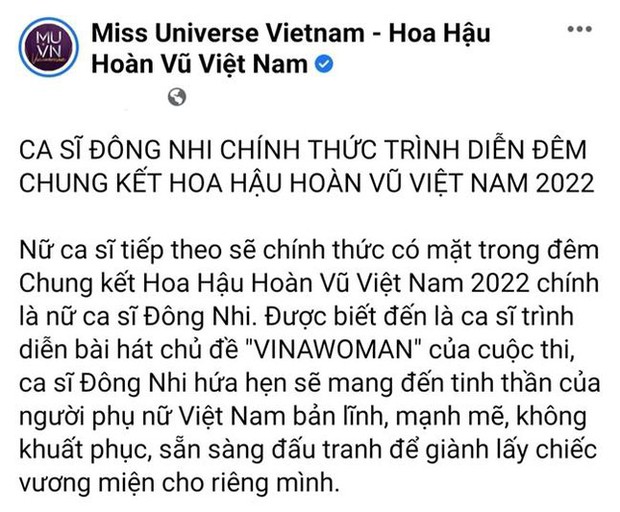 Tranh cãi chuyện Đông Nhi trình diễn ở Chung kết Hoa hậu Hoàn vũ Việt Nam 2022 - Ảnh 6.
