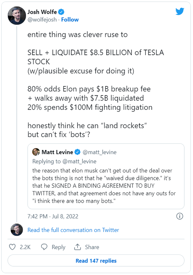 Chuyên gia phát hiện ra nguyên nhân Elon Musk bỏ cọc Twitter: Cả thương vụ chỉ là cái cớ để bán 8,5 tỷ USD cổ phiếu Tesla - Ảnh 1.