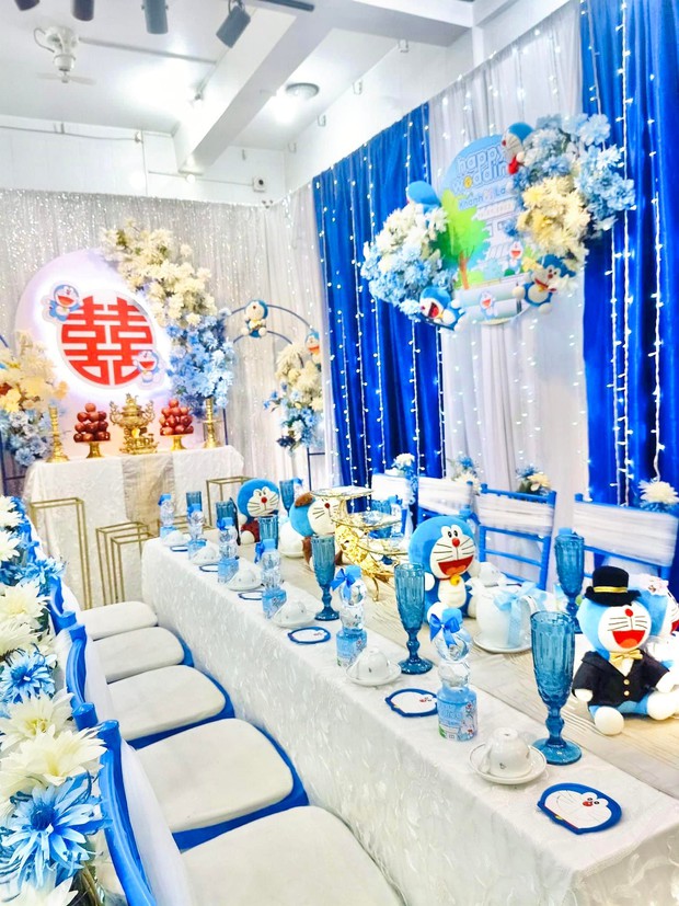 Đám cưới đặc biệt của cặp đôi fan cuồng truyện tranh Doraemon - Ảnh 17.