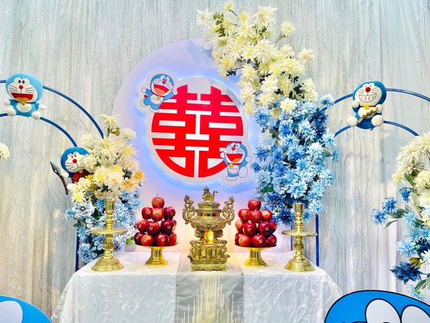 Đám cưới đặc biệt của cặp đôi fan cuồng truyện tranh Doraemon - Ảnh 19.