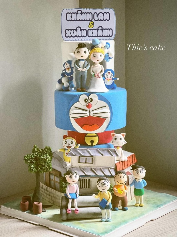 Đám cưới đặc biệt của cặp đôi fan cuồng truyện tranh Doraemon - Ảnh 7.
