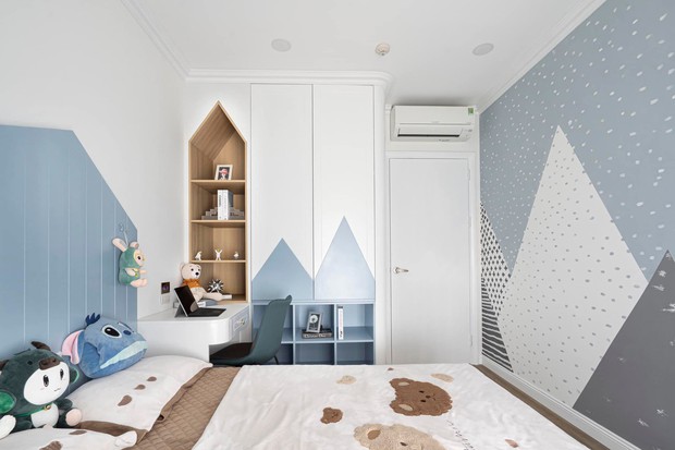 Căn hộ khiêm tốn chỉ 74m² của vợ chồng trẻ ở Hà Đông được thiết kế theo phong cách tân cổ điển - Ảnh 14.
