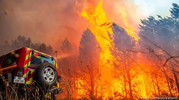 Cháy rừng tiếp tục hoành hành ở vùng Tây Nam nước Pháp, thiêu rụi hơn 10.000 ha - Ảnh 1.