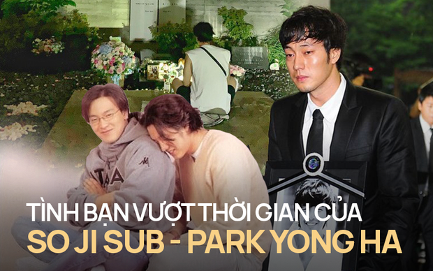 Tình bạn vượt thời gian của So Ji Sub và Park Yong Ha: Âm dương cách biệt vẫn bền chặt, hình ảnh ngày 30/6 mỗi năm đều khiến fan bật khóc - Ảnh 2.