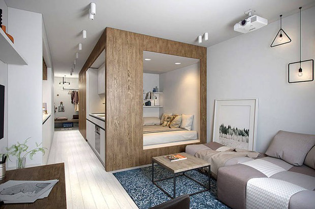 10 thiết kế phòng ngủ sáng tạo cho căn hộ có diện tích nhỏ - Ảnh 11.