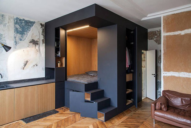 10 thiết kế phòng ngủ sáng tạo cho căn hộ có diện tích nhỏ - Ảnh 4.