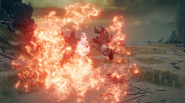 Ngỡ ngàng khi game thủ tự nâng cấp Elden Ring, thêm hiệu ứng xiếc lửa vào mọi chiêu thức - Ảnh 3.