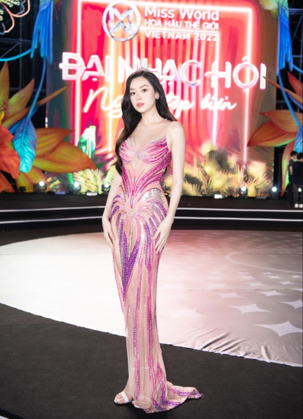 Đỗ Thị Hà, Lương Thuỳ Linh và dàn mỹ nhân nóng bỏng dự đại nhạc hội Người đẹp biển của Miss World VN - Ảnh 5.