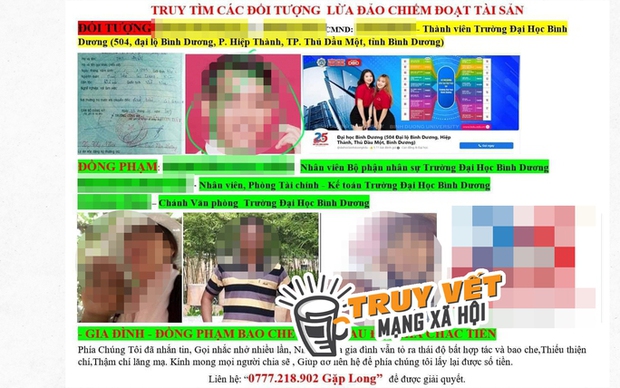 Thực hư nhiều giáo viên một trường đại học ở Bình Dương bị bêu rếu trên mạng xã hội - Ảnh 1.