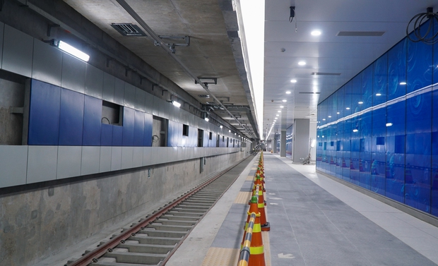 Diện mạo mới nhất của nhà ga ngầm trung tâm Bến Thành và Ba Son của tuyến Metro TP.HCM - Ảnh 15. Diện mạo mới nhất của nhà ga ngầm trung tâm Bến Thành và Ba Son của tuyến Metro TP.HCM - Ảnh 15.